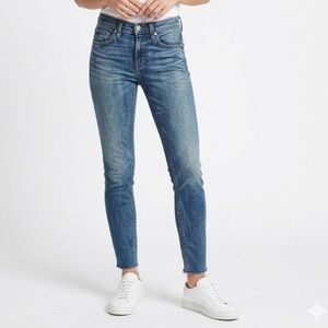 rag & bone Women Skinny Blue Jeans Size 26 Straight Leg Zipper Closure